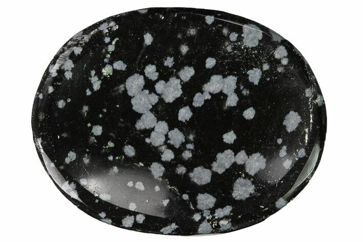 Snowflake Obsidian Worry Stones - 1.5" Size - Photo 1